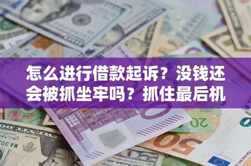 北京怎么进行借款起诉？没钱还会被抓坐牢吗？抓住最后机会！