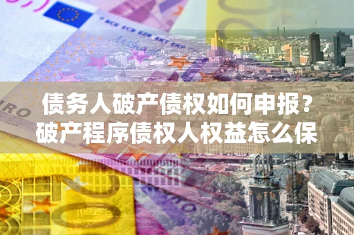 北京债务人破产债权如何申报？破产程序债权人权益怎么保障？