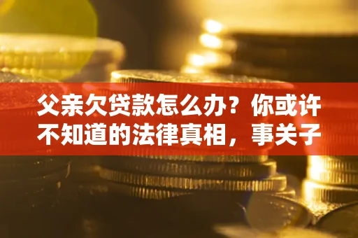 北京父亲欠贷款怎么办？你或许不知道的法律真相，事关子女未来