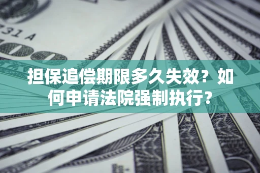 北京担保追偿期限多久失效？如何申请法院强制执行？